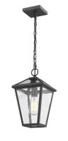 One Light Outdoor Chain Mount Ceiling Fixture by Z-Lite - Talbot Collection, Oil Rubbed Bronze Finish - 579CHM-ORB