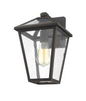 One Light Outdoor Wall Light by Z-Lite - Talbot Collection, Oil Rubbed Bronze Finish - 579M-ORB