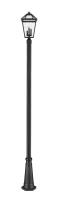 Three Light Outdoor Post Mounted Fixture by Z-Lite - Talbot Collection, Black Finish - 579PHBR-519P-BK