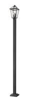 Three Light Outdoor Post Mounted Fixture by Z-Lite - Talbot Collection, Black Finish - 579PHBS-536P-BK
