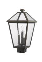 Three Light Outdoor Post Mount Fixture by Z-Lite - Talbot Collection, Oil Rubbed Bronze Finish - 579PHBS-ORB
