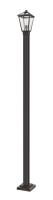 One Light Outdoor Post Mounted Fixture by Z-Lite - Talbot Collection, Oil Rubbed Bronze Finish - 579PHMS-536P-ORB