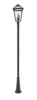 Three Light Outdoor Post Mounted Fixture by Z-Lite - Talbot Collection, Oil Rubbed Bronze Finish - 579PHXLR-519P-ORB