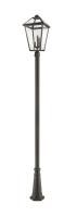 Three Light Outdoor Post Mounted Fixture by Z-Lite - Talbot Collection, Oil Rubbed Bronze Finish - 579PHXLR-519P-ORB