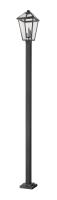 Three Light Outdoor Post Mounted Fixture by Z-Lite - Talbot Collection, Black Finish - 579PHXLS-536P-BK
