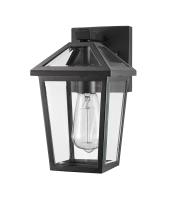 One Light Outdoor Wall Light by Z-Lite - Talbot Collection, Black Finish - 579S-BK