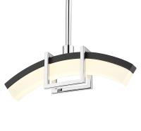 LED Pendant by Z-Lite - Arc Collection, Chrome Finish - 620-12L-CH-LED