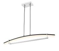 LED Linear Chandelier by Z-Lite - Arc Collection, Chrome Finish - 620-43-CH-LED