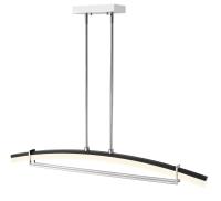 LED Linear Chandelier by Z-Lite - Arc Collection, Chrome Finish - 620-43-CH-LED