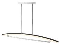 LED Linear Chandelier by Z-Lite - Arc Collection, Chrome Finish - 620-56-CH-LED