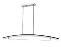 LED Linear Chandelier by Z-Lite - Arc Collection, Chrome Finish - 620-56-CH-LED