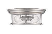 Two Light Flush Mount by Z-Lite - Sonna Collection, Brushed Nickel Finish - 727F13-BN