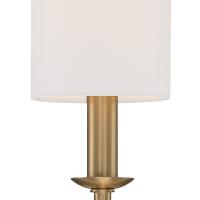 One Light Wall Sconce by Crystorama - Bailey Collection, Aged Brass Finish - BAI-A2101-AG