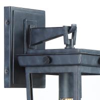 One Light Outdoor Wall Sconce by Crystorama - Belmont Collection, Graphite Finish - BEL-A8061-GE