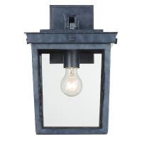 One Light Outdoor Wall Sconce by Crystorama - Belmont Collection, Graphite Finish - BEL-A8062-GE