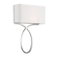Two Light Wall Sconce by Crystorama - Brinkley Collection, Polished Nickel Finish - BRK-A3702-PN