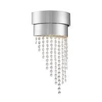 Two Light Wall Sconce by Crystorama - Clarksen Collection, Polished Nickel Finish - CLA-A3202-PN-CL-MWP
