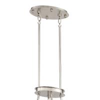 12 Light Chandelier by Crystorama - Clover Collection, Brushed Nickel Finish - CLO-8897-BN