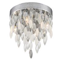 Four Light Flush Mount by Crystorama - Hudson Collection, Polished Chrome Finish - HUD-A2214-CH