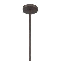 One Light Pendant by Crystorama - Jasmine Collection, Forged Bronze Finish - JAS-A5010-FB