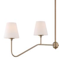 Four Light Chandelier by Crystorama - Keenan Collection, Vibrant Gold Finish - KEE-A3004-VG