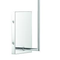 One Light Wall Sconce by Crystorama - Lena Collection, Polished Chrome Finish - LEN-250-OP-CH