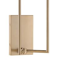 Two Light Wall Sconce by Crystorama - Lena Collection, Vibrant Gold Finish - LEN-252-VG