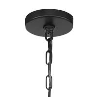Nine Light Chandelier by Crystorama - Luna Collection, Matte Black Finish - 587-MK