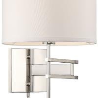 One Light Wall Sconce by Crystorama - Marshall Collection, Polished Nickel Finish - MAR-A8031-PN