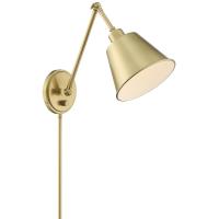 One Light Wall Sconce by Crystorama - Mitchell Collection, Aged Brass Finish - MIT-A8020-AG