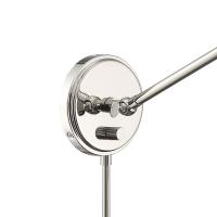 One Light Wall Sconce by Crystorama - Mitchell Collection, Polished Nickel Finish - MIT-A8021-PN