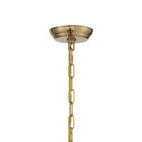 Three Light Chandelier by Crystorama - Othello Collection, Vibrant Gold Finish - 6623-VG-CL-S