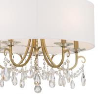 Five Light Chandelier by Crystorama - Othello Collection, Vibrant Gold Finish - 6625-VG-CL-MWP