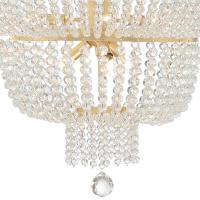 12 Light Chandelier by Crystorama - Rylee Collection, Antique Gold Finish - 612-GA