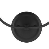 Two Light Wall Sconce by Crystorama - Sylvan Collection, Black Forged Finish - 2242-BF