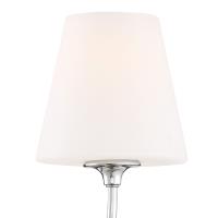 One Light Wall Sconce by Crystorama - Sylvan Collection, Polished Chrome Finish - 2441-OP-CH