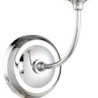 One Light Wall Sconce by Crystorama - Sylvan Collection, Polished Chrome Finish - 2441-OP-CH