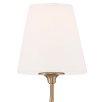 One Light Wall Sconce by Crystorama - Sylvan Collection, Vibrant Gold Finish - 2441-OP-VG