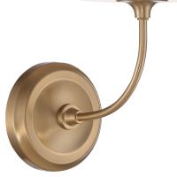 One Light Wall Sconce by Crystorama - Sylvan Collection, Vibrant Gold Finish - 2441-OP-VG