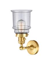 One Light Wall Sconce by Innovations - Franklin Restoration Collection, Satin Gold Finish - 203SW-SG-G184