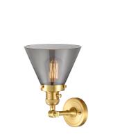 One Light Wall Sconce by Innovations - Franklin Restoration Collection, Satin Gold Finish - 203SW-SG-G43