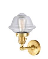 One Light Wall Sconce by Innovations - Franklin Restoration Collection, Satin Gold Finish - 203SW-SG-G532