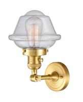 One Light Wall Sconce by Innovations - Franklin Restoration Collection, Satin Gold Finish - 203SW-SG-G534