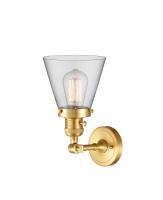 One Light Wall Sconce by Innovations - Franklin Restoration Collection, Satin Gold Finish - 203SW-SG-G62