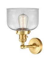 One Light Wall Sconce by Innovations - Franklin Restoration Collection, Satin Gold Finish - 203SW-SG-G72