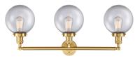 LED Bath Vanity by Innovations - Franklin Restoration Collection, Satin Gold Finish - 205-SG-G202-8-LED
