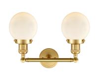 LED Bath Vanity by Innovations - Franklin Restoration Collection, Satin Gold Finish - 208-SG-G201-6-LED