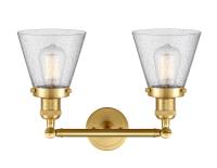 LED Bath Vanity by Innovations - Franklin Restoration Collection, Satin Gold Finish - 208-SG-G64-LED