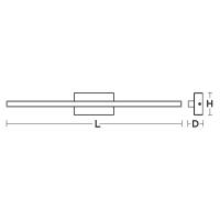 LED Vanity by AFX Lighting - Barlow Collection, Satin Brass Finish - BARV2403L30D1SB