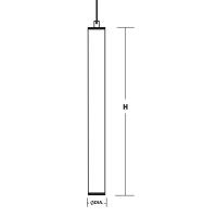 LED Pendant by AFX Lighting - Caden Collection, Black Finish - CADP36L30UDBK